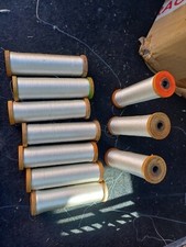 15 Bobine en Bois ancienne Broderie Tissage