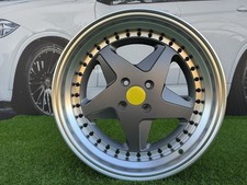 4 x 17 Inch 4X100 Ferrari 348 Style Gris Roues pour Toyota, Honda, BMW, Mazda