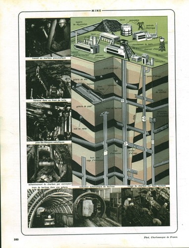 Publicité ancienne mine - , issue