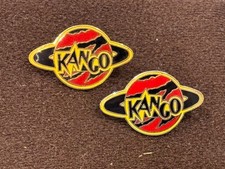 b 2 PINS PIN DIVERS GATEAUX BISCUIT KANGO ENAMEL EGF DORE ET ARGENTE