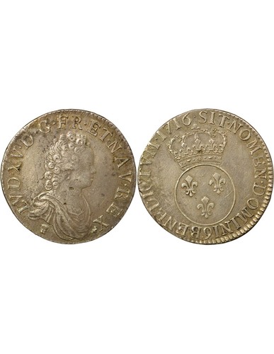 France louis ecu argent - louis,