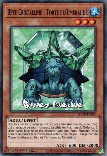 Bete cristalline - yu-gi-oh,