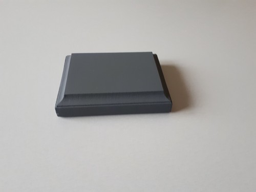 Socle bois peint gris - peint,