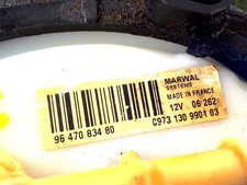 Jauge à carburant PEUGEOT 407 PHASE 1 9647083480