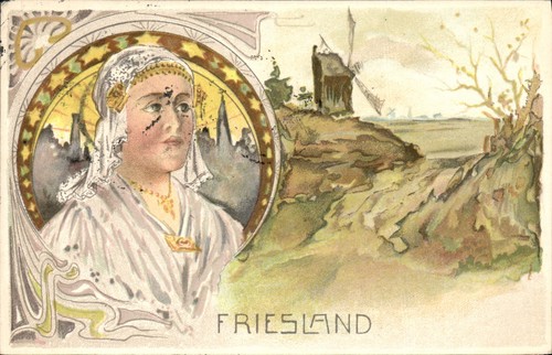 Friesland femme en costume - femme,