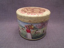 Boite en tôle publicitaire ancienne"caramels d'Isigny"