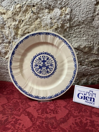 Gien terre de fer assiette - gien,