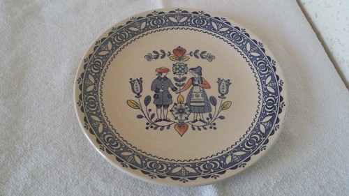 Ancienne assiette décorative - assiette,