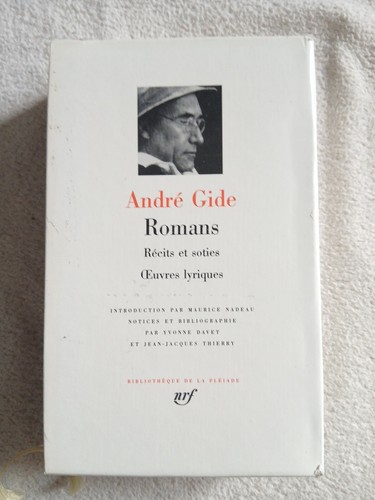 Pleiade andre gide romans - pleiade,