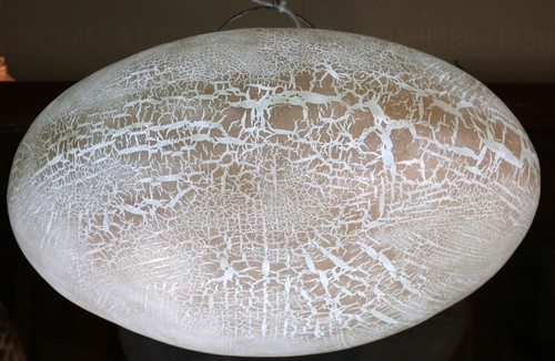 Lustre verre résine blanc - verre,