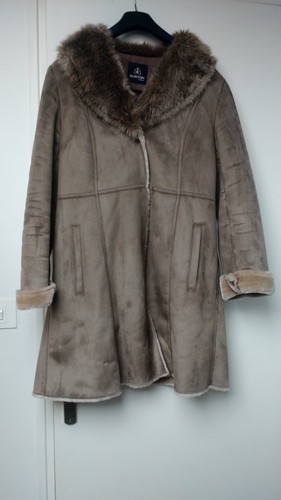 Manteau peau retournée - peau,