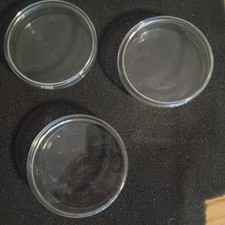 3 Coupelles  Laboratoire En  Verre Pyrex