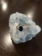 Madagascar Sapphire Solitaire