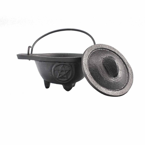 Chaudron fonte pentagramme - chaudron,