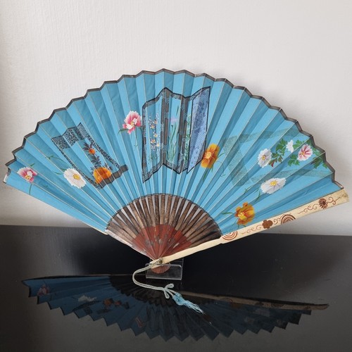 Grand eventail ancien japon - grand,