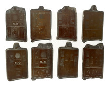 8 Matrices 1900 - 1930: meuble radio sur cuivre, TSF, collection déco indus