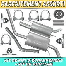 Kit de pot d’échapp. Silencieux pour VW T4 2.8 VR6 Châssis-cabine LWB