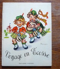 Livre pour enfant VOYAGE EN ÉCOSSE 1949 Editions Piccoli