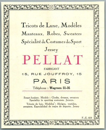 Pellat fabricant tricot luxe - pellat,