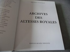 Archives des altesses royales