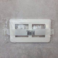 LEGRAND MOSAIC 78864 - Plaque 2 modules - Horizontal - Blanc