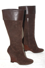 ZARA Bottes Genoux Daim et