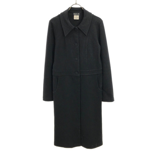 Agnes cotton coat black - b,