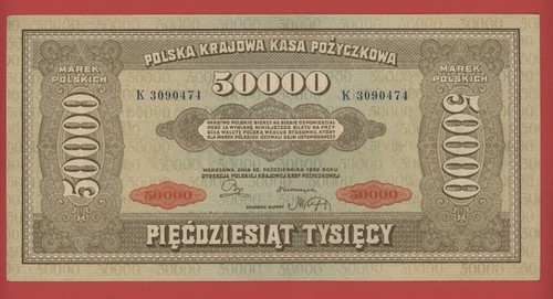 Pologne 50000 marek 1922 pick - 1922,