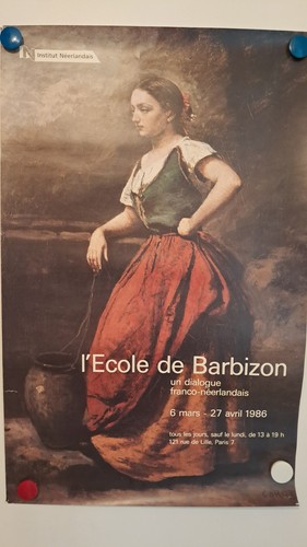 Affiche originale corot expo - affiche,