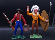 OLIVER / INDIEN et COWBOY  (hauteur 8 cm)