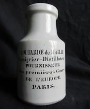ANCIEN POT à MOUTARDE MAILLE