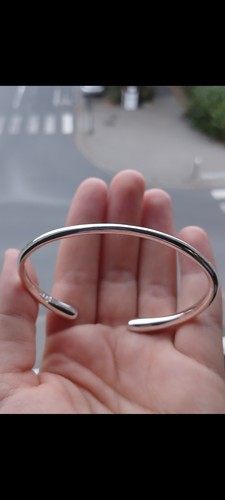 Bracelet jonc 925 - , argenté,en