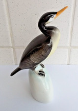 figurine cormoran en porcelain