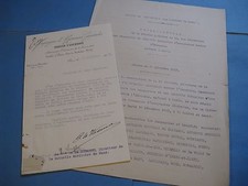 PAUL LE VASSEUR Autographe signé1908 COMPAGNIE ASSURANCE INCENDIE POMPIERS PARIS