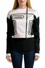 Versace Versus Women's  Multi-Color Full Zip Cropped Jacket US XS IT 38