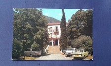 Carte postale Saint Martin Vesubie EDWARD'S PARC HOTEL années 70 voiture vintage