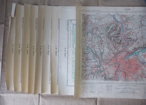 Ign carte type - 1922, au