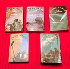 LOT 5  livres de Jules Verne /