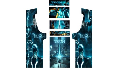 Stickers tron pour borne - tron,