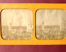 Inauguration du Pont Alexandre 3 Paris Exposition Universelle 1900 Photo Stéréo