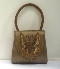 Sac papillon soie à - en,