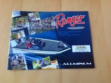2014 Ranger Aluminum Tournament Bass Fishing Boat Catalog Brochure Book Angler