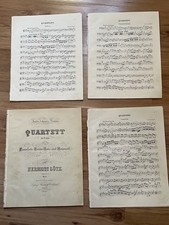 GOTZ Hermann, Quartett Opus 6