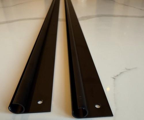 Awning rail matt black - rail,,