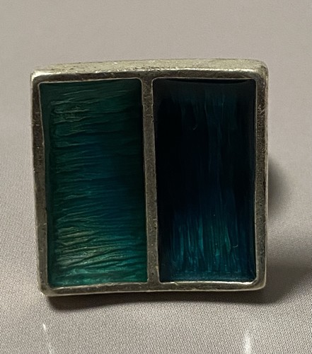 Superbe bague argent - , émail