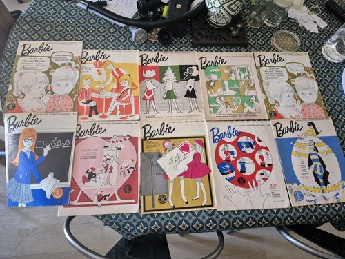 Rare lot magazines barbie - rare,