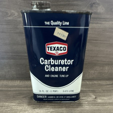 Texaco Carburetor Cleaner Can