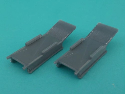 Paire brancard gris pour - de,