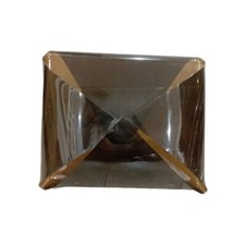 Porte Revues Enveloppe Vintage Plexiglas Fumé Lucite Michel Dumas Années 70's 80