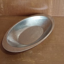Plat Creux Ovale En Inox Guy Degrenne,34x19cm, Vintage